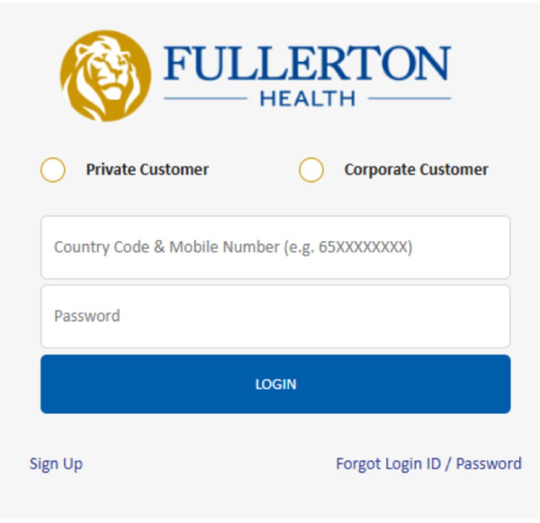 Fullerton Health’s Online Appointment Booking Portal