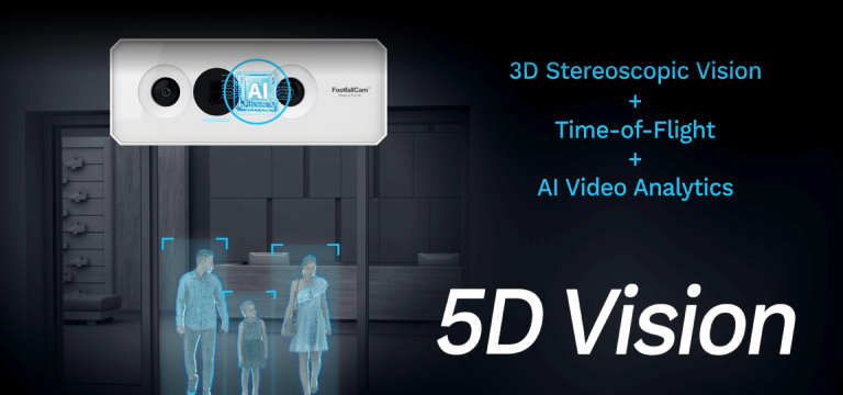 FootfallCam 3D Pro2™ with 5D vision